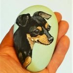 40 Favorite DIY Painted Rocks Animals Dogs for Summer Ideas (12)