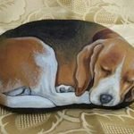 40 Favorite DIY Painted Rocks Animals Dogs For Summer Ideas (17)