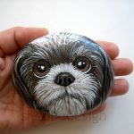40 Favorite DIY Painted Rocks Animals Dogs For Summer Ideas (20)