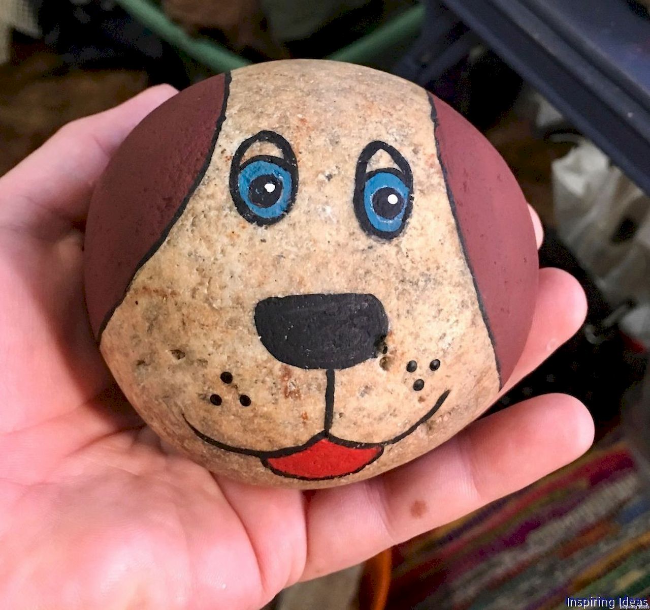 40 Favorite DIY Painted Rocks Animals Dogs For Summer Ideas (3)