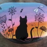 50 Best DIY Painted Rocks Animals Cats for Summer Ideas (10)