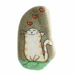50 Best DIY Painted Rocks Animals Cats for Summer Ideas (13)