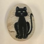 50 Best DIY Painted Rocks Animals Cats For Summer Ideas (20)