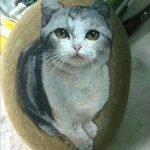 50 Best DIY Painted Rocks Animals Cats For Summer Ideas (29)