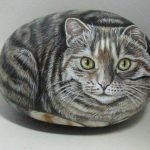 50 Best DIY Painted Rocks Animals Cats For Summer Ideas (3)