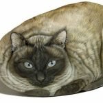 50 Best DIY Painted Rocks Animals Cats For Summer Ideas (34)