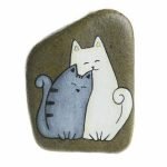 50 Best DIY Painted Rocks Animals Cats for Summer Ideas (49)