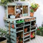 60 Awesome DIY Pallet Garden Bench And Storage Design Ideas (48)