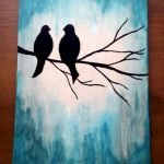 60 Easy DIY Canvas Painting Ideas for Decorate Your Home (30)