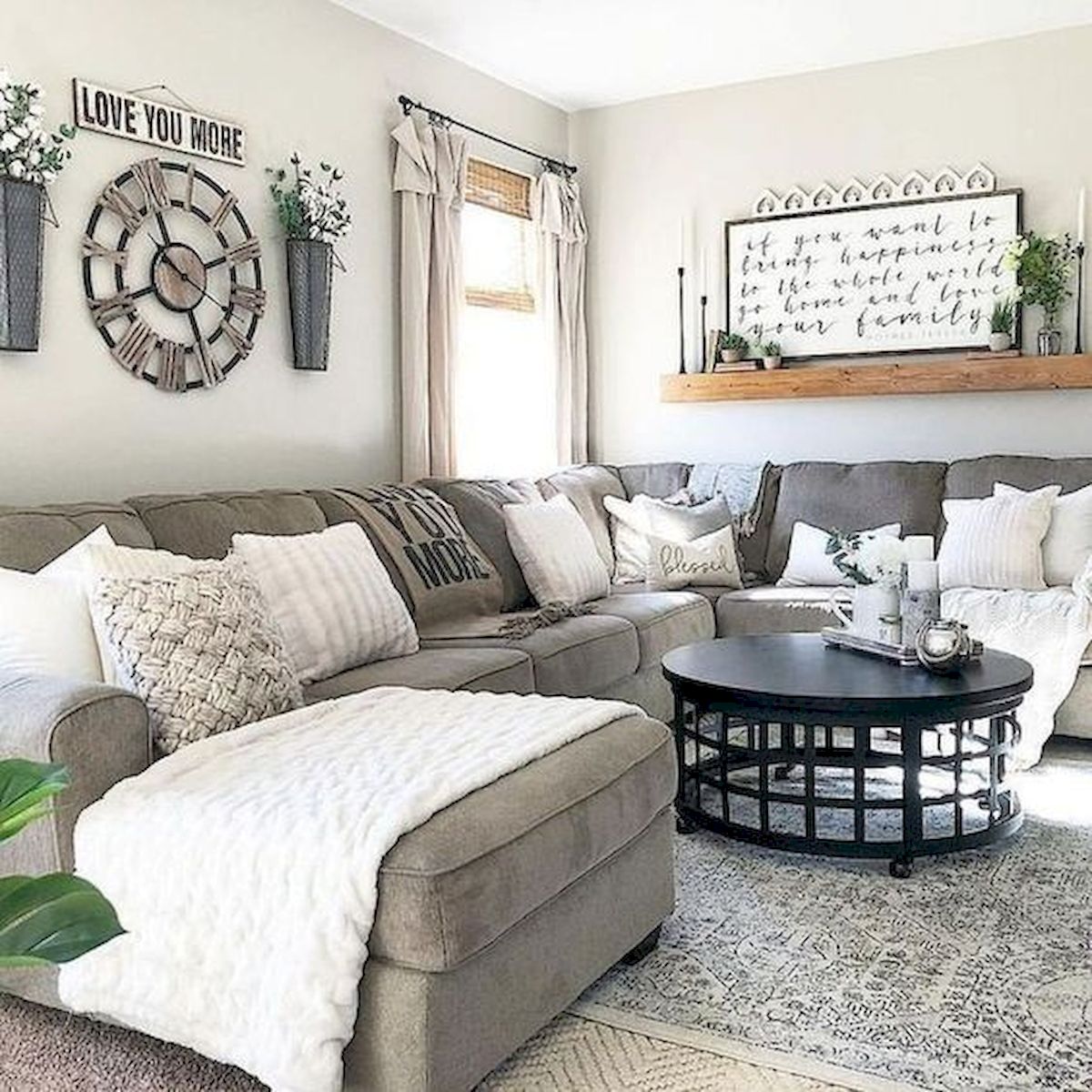 Cozy DIY Living Room Design and Decor Ideas