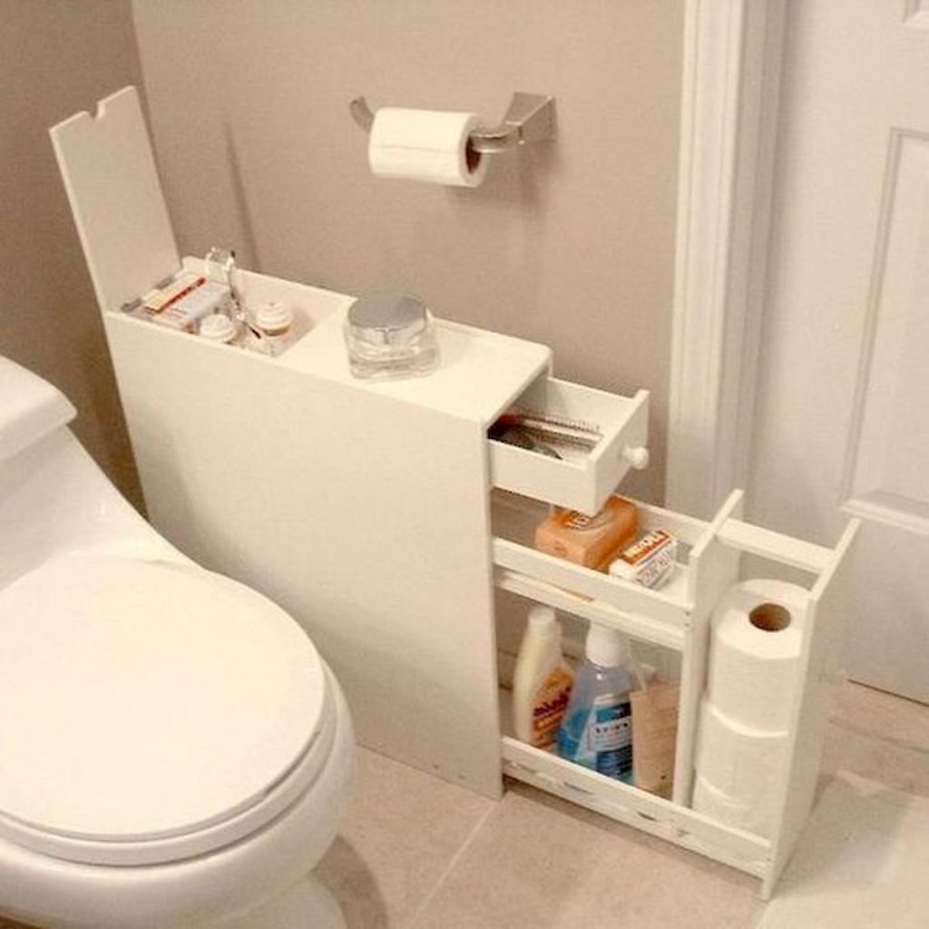 50 Best DIY Storage Design Ideas To Maximize Your Small Bathroom Space ...