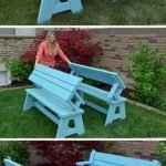 40 Awesome DIY Outdoor Bench Ideas For Backyard and Front Yard Garden (8)