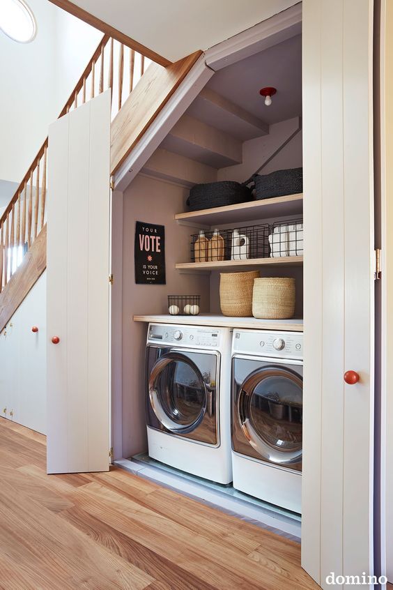 20 Beautiful Farmhouse Laundry Room Decor Ideas And Remodel (4)