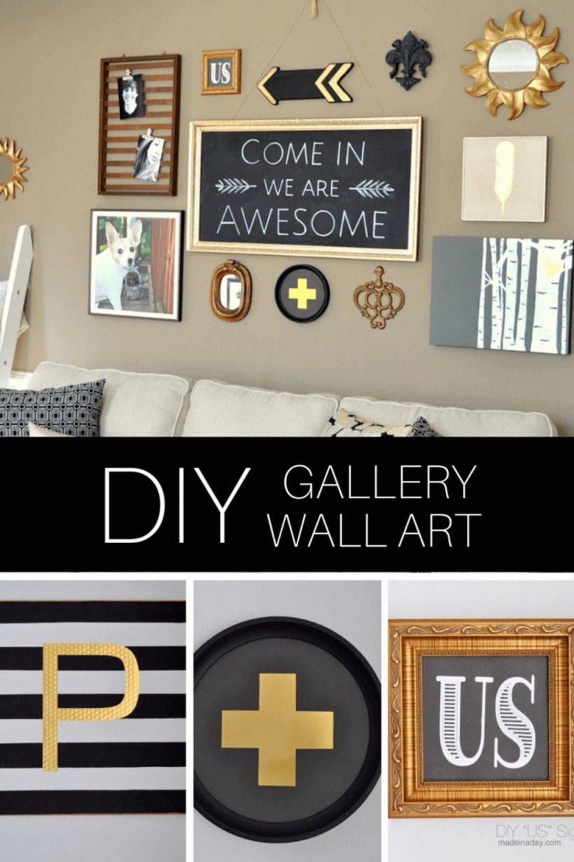  Best diy wall art ideas for living room 