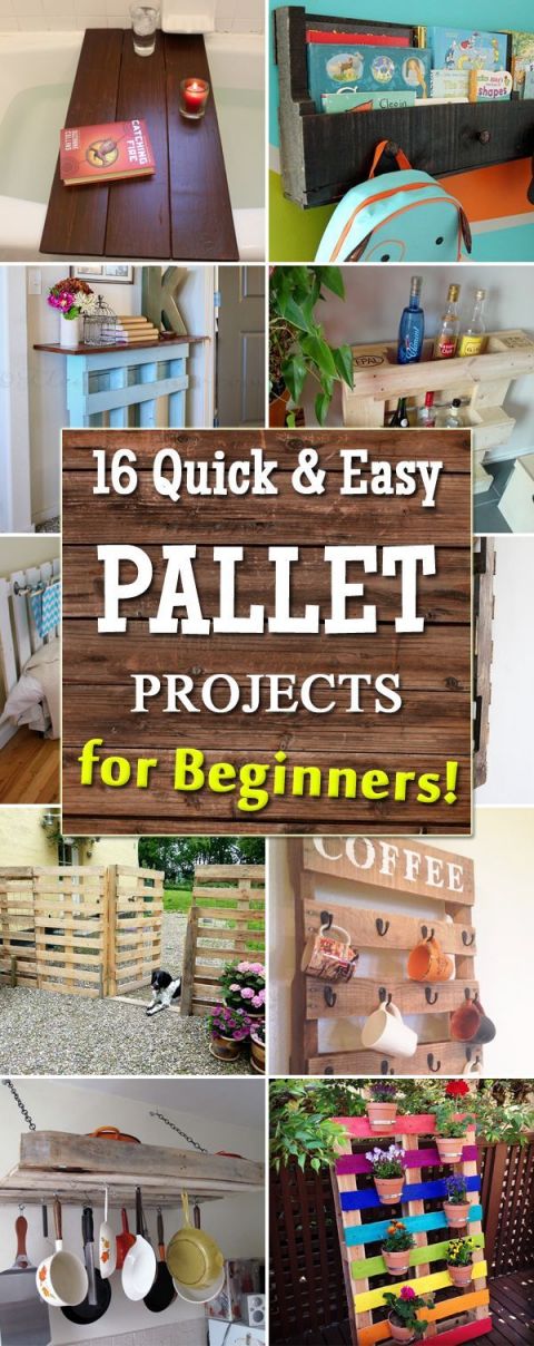  Fantastic pallet projects for beginners 