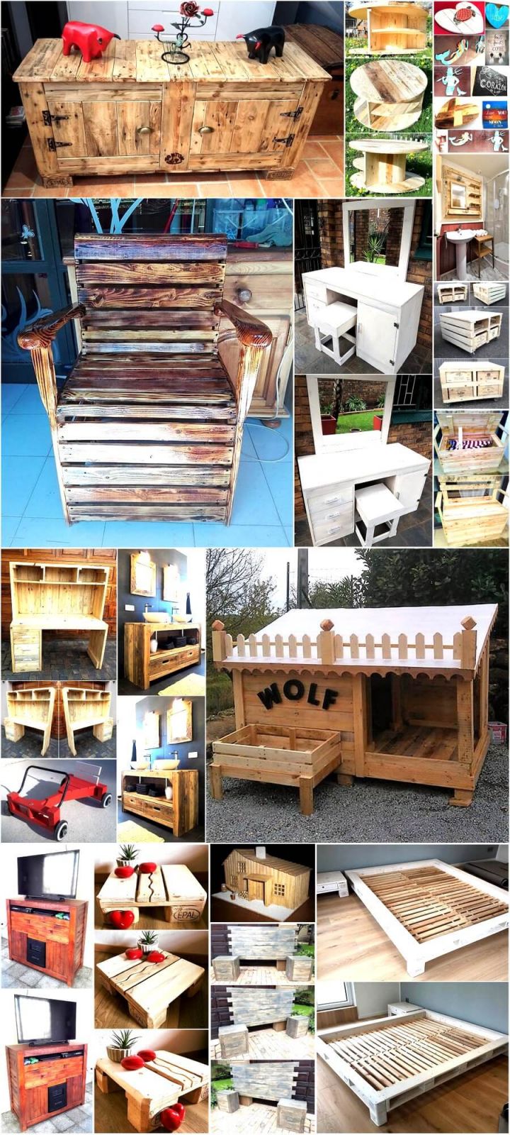  Best creative ideas with wooden pallets 