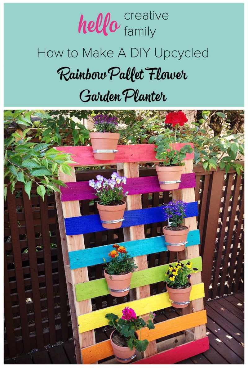 Beautiful  things to do with pallets in the garden